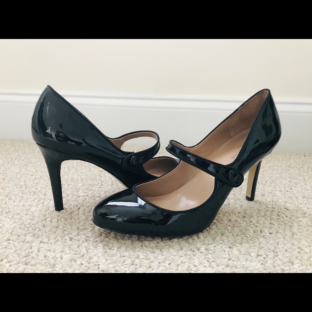 Ann Taylor patent leather Mary Jane heels